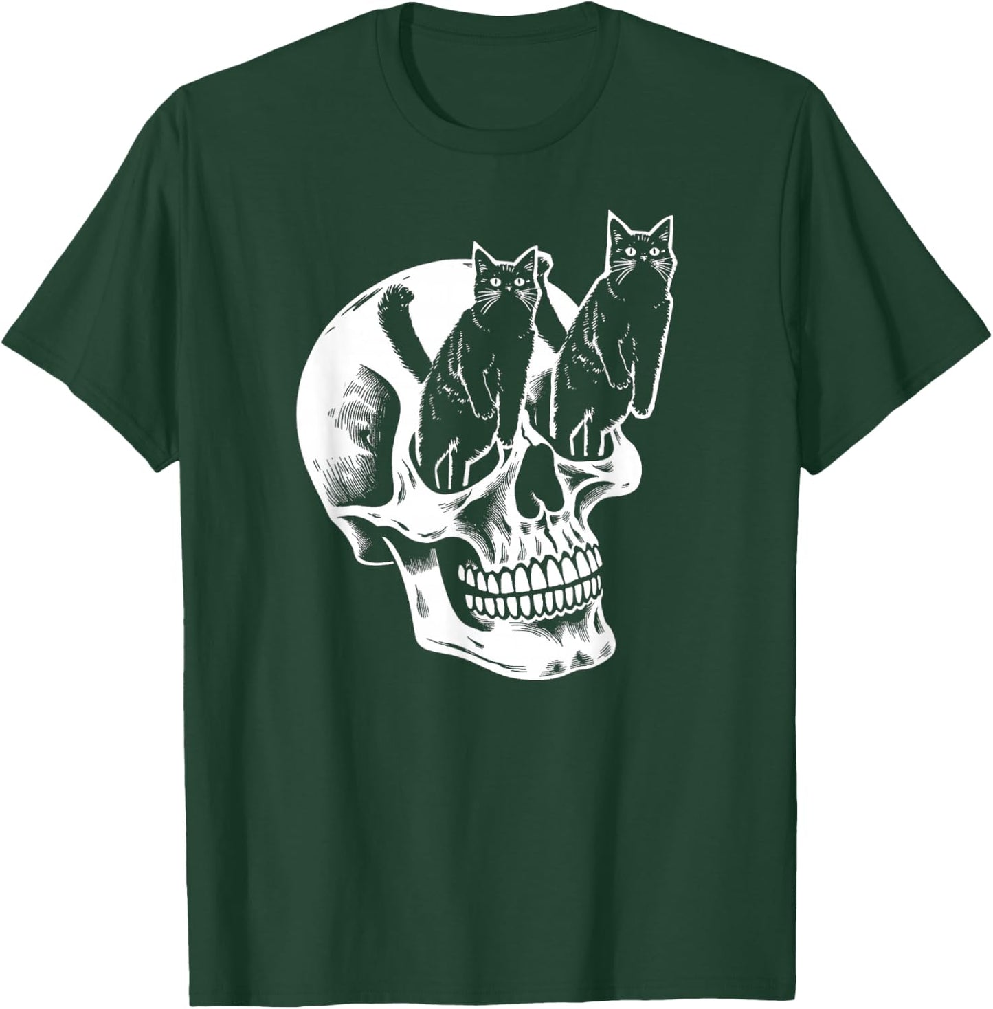My Skull Has Cats For Eyes T-Shirt - T-Shirt | Forest