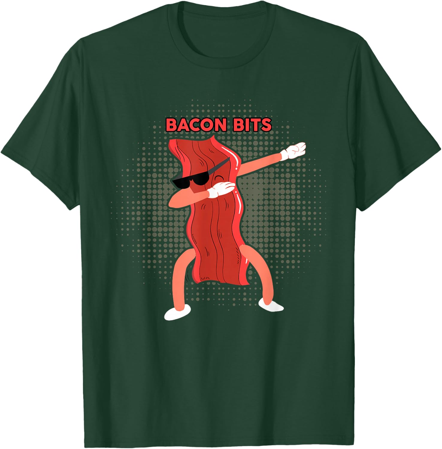 BACON BITS Shirt Dabbing Bacon Shirt Funny Bacon Lover T-Shirt - T-Shirt | Forest