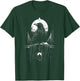 Raven Crow Dark Bird Witchcraft Omens Midnight T-Shirt - T-Shirt | Forest