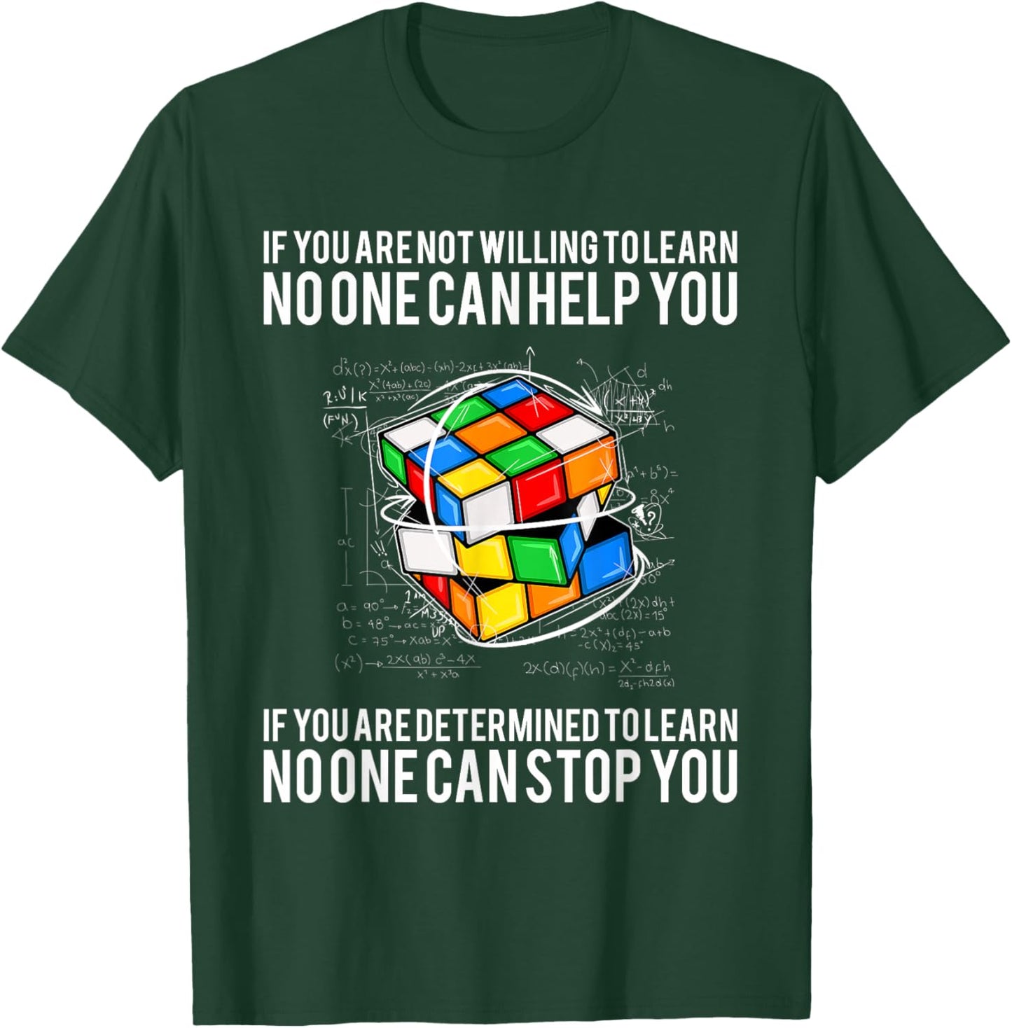 If You Are Not Willing To Learn No One Can Hep You T-Shirt - T-Shirt | Forest