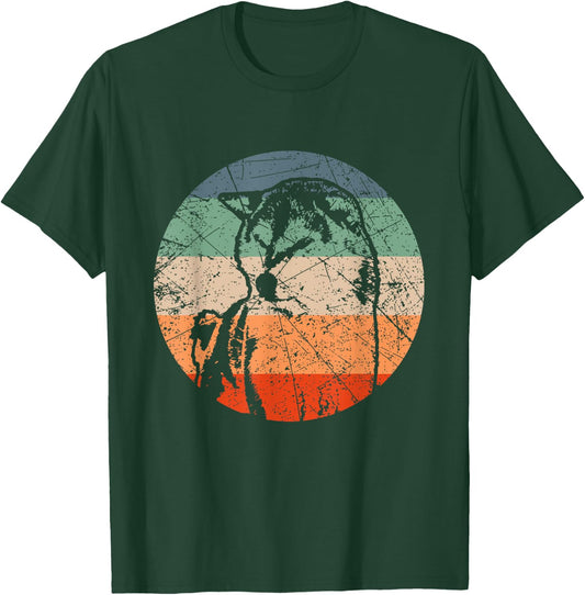 Retro Dog Silhouette - Vintage Shiba Inu Women T-Shirt - T-Shirt | Forest