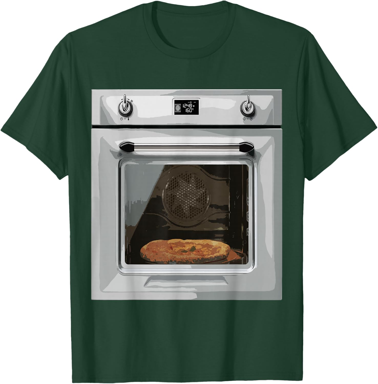 Baking Oven Costume Funny Halloween Silvester Hot Furnace T-Shirt - T-Shirt | Forest