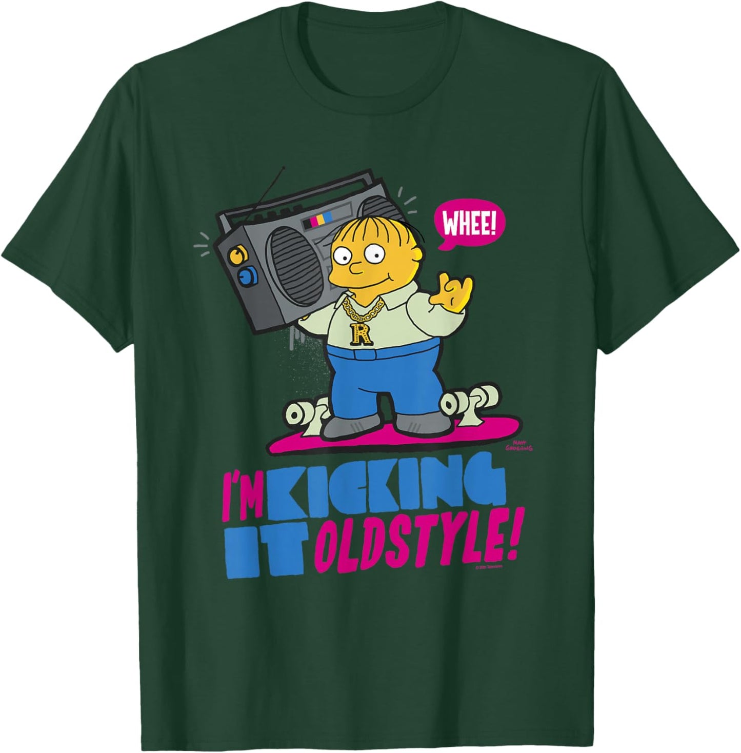 The Simpsons Ralph Wiggum I'm Kicking it Old Style T-Shirt - T-Shirt | Forest