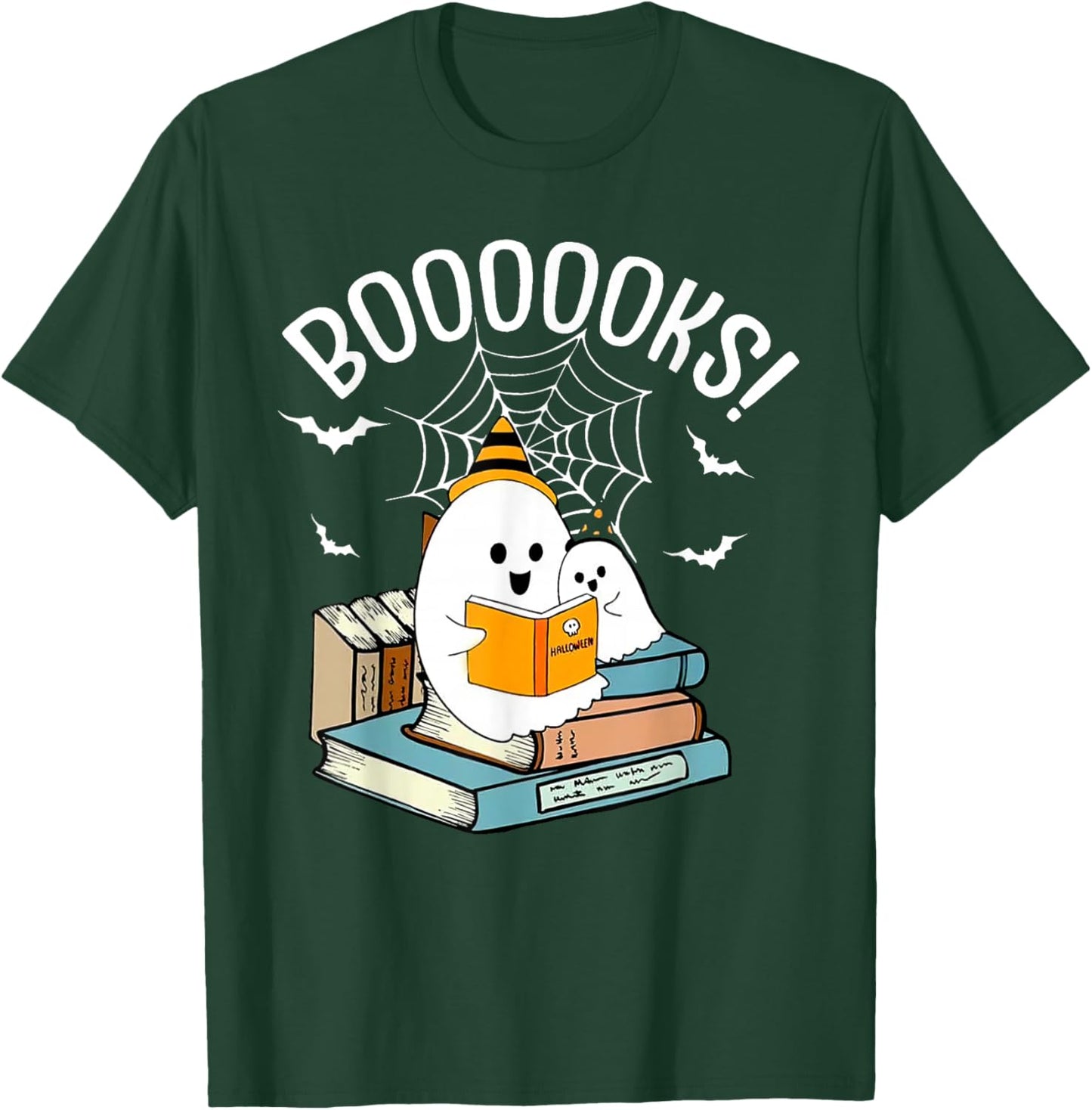 Kid Halloween Costume Boooooks T-Shirt - T-Shirt | Forest