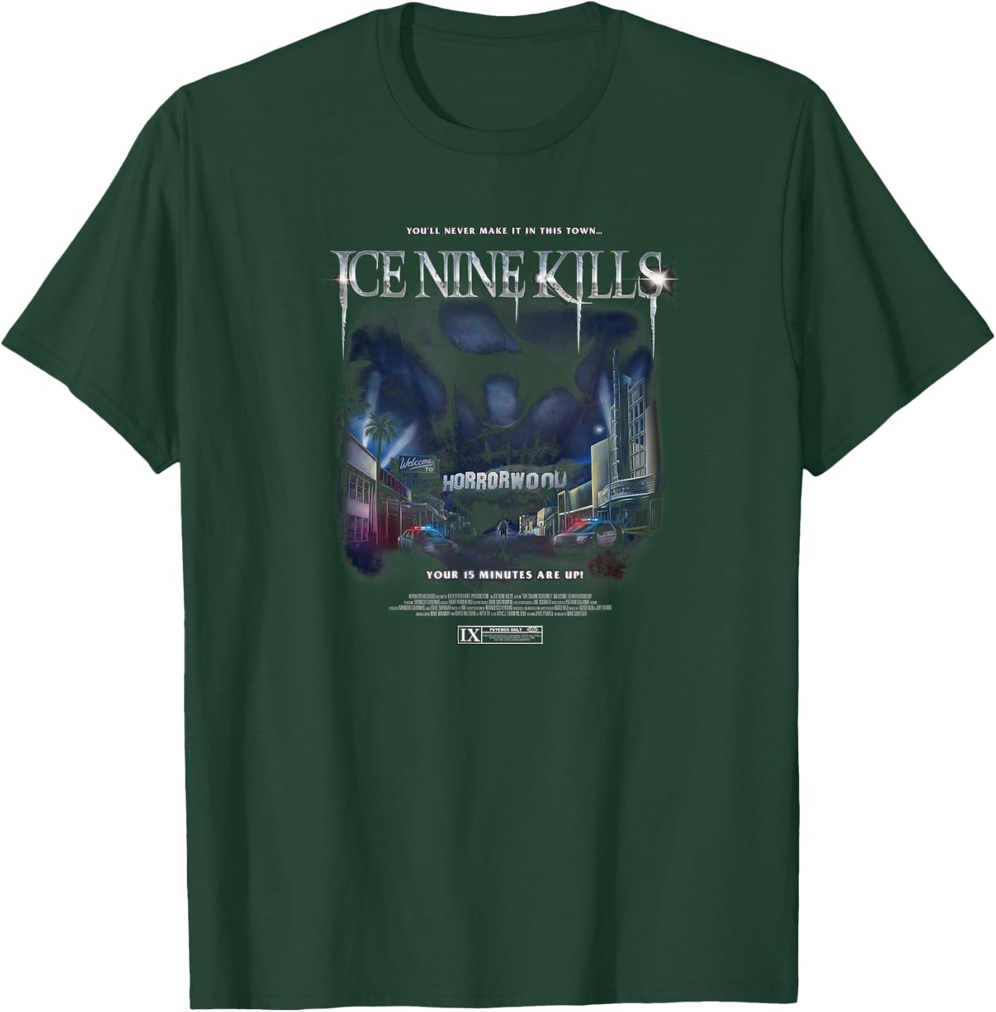 Ice Nine Kills - Welcome To Horrorwood Cover T-Shirt - T-Shirt | Forest
