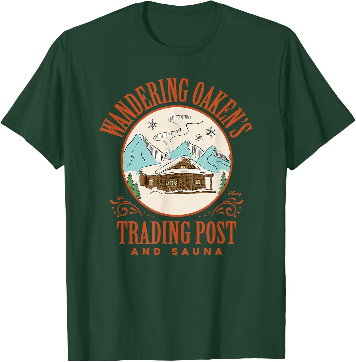 Frozen - Wandering Oaken's Trading Post & Sauna T-Shirt - T-Shirt | Forest
