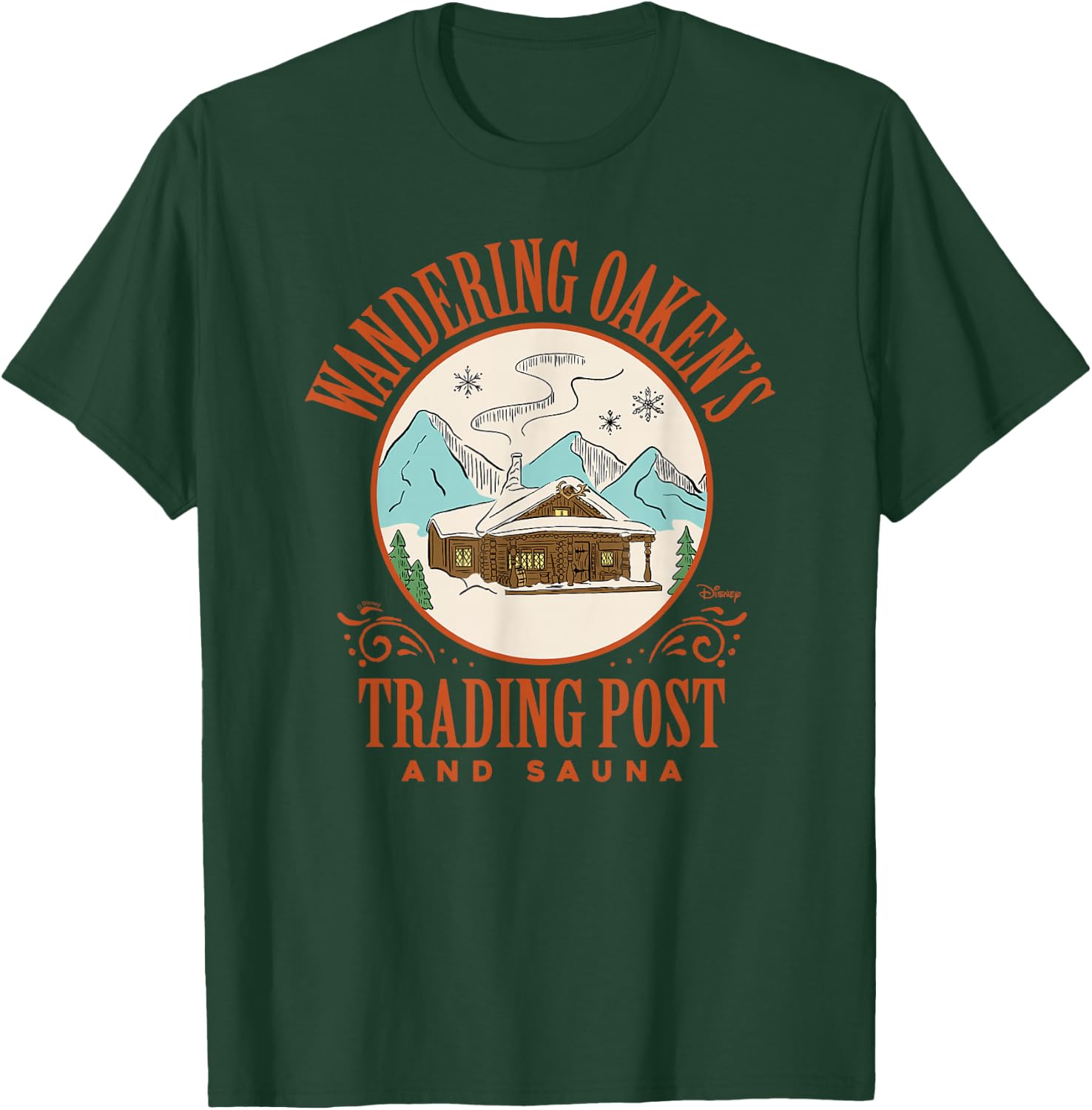 Frozen - Wandering Oaken's Trading Post & Sauna T-Shirt - T-Shirt | Forest