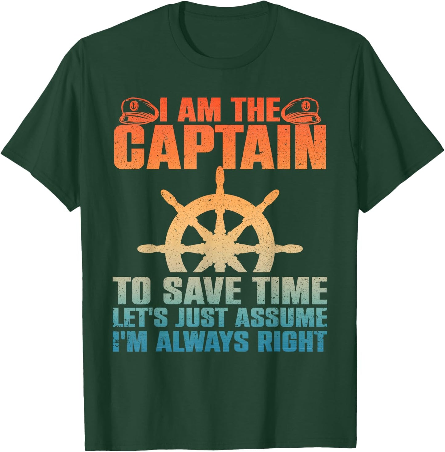 Cool Boat Captain Women Boating Pontoon Boat Owner T-Shirt - T-Shirt | Forest