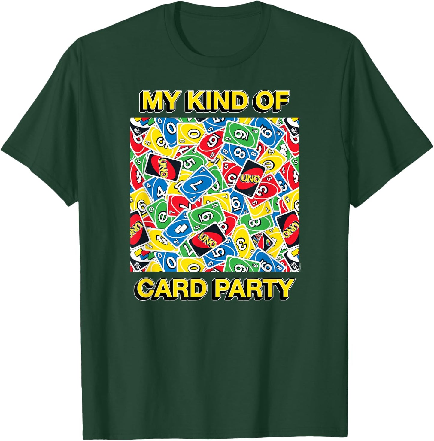 UNO - My Kind Of Card Party T-Shirt - T-Shirt | Forest