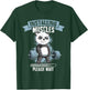 Muscle Building Fitness Panda Weightlifting Barbell Training T-Shirt - T-Shirt | Forest