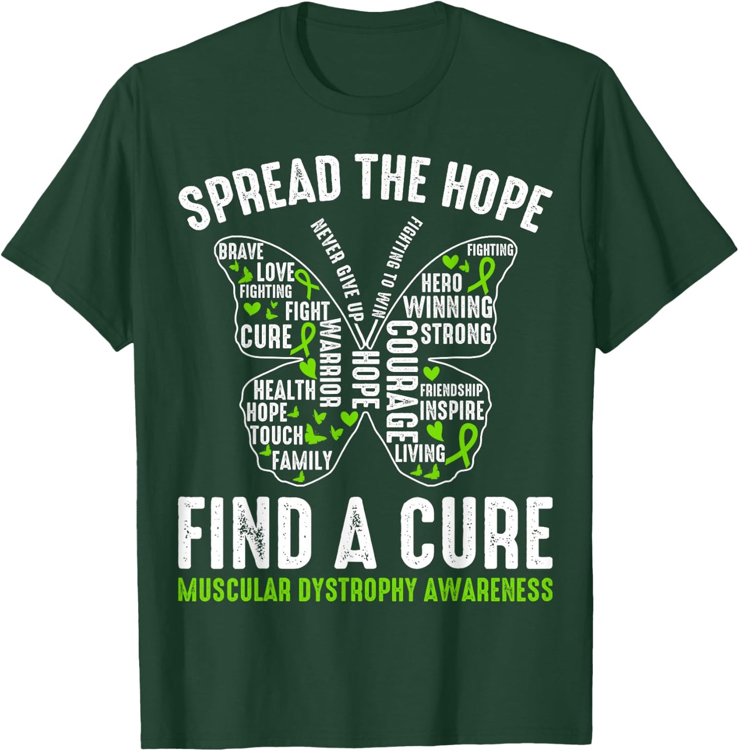 Duchenne Muscular Dystrophy Awareness Believe In Cure T-Shirt - T-Shirt | Forest