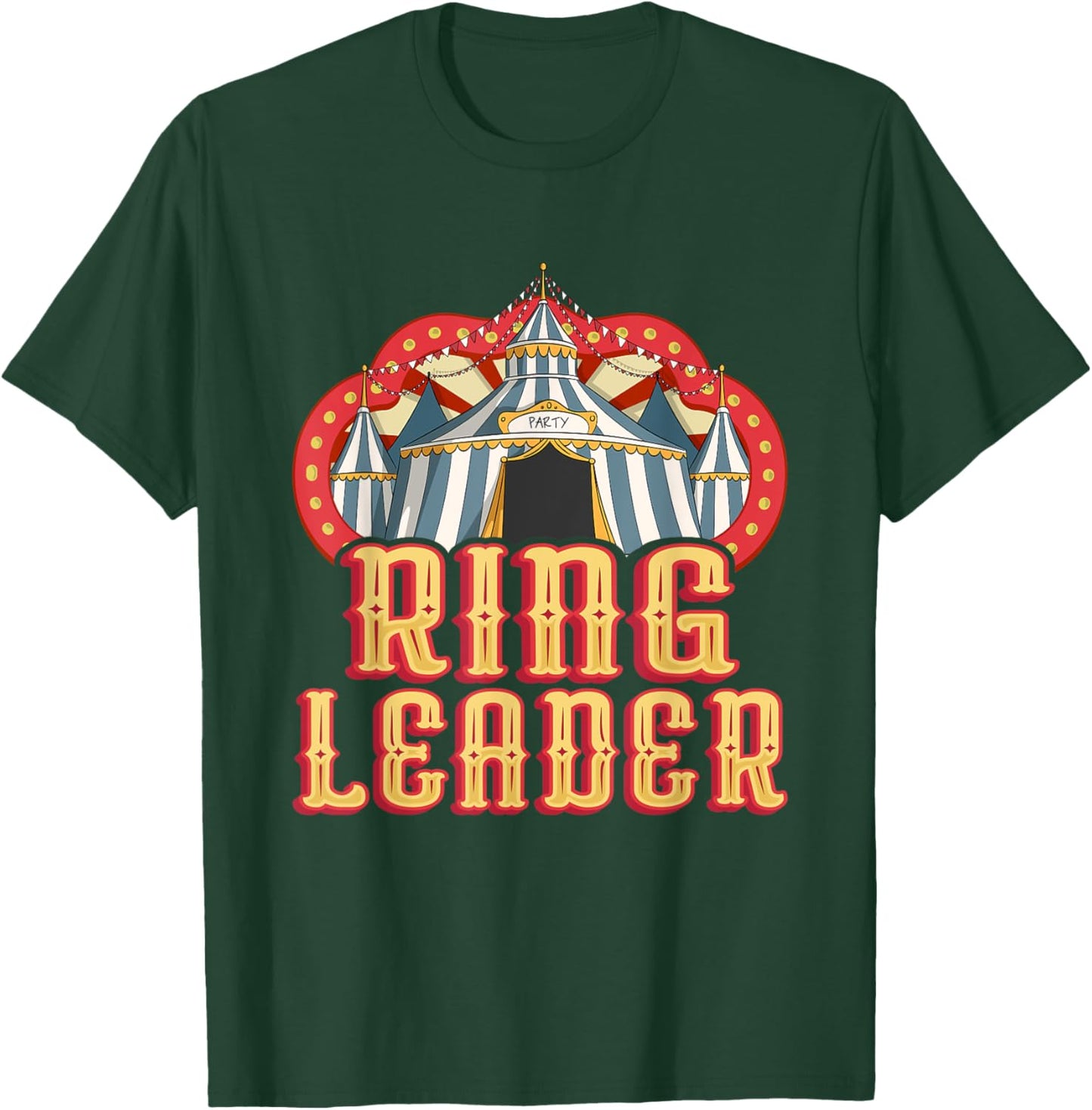Ring Leader - Vintage Circus Birthday T-Shirt - T-Shirt | Forest