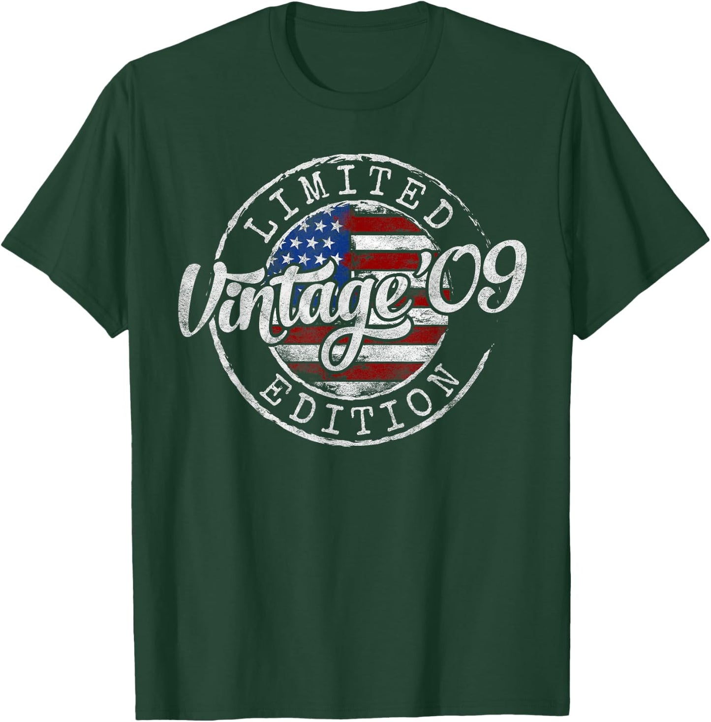 Vintage 2009 16th Birthday Gifts for Boy Girl 16 Year Old T-Shirt - T-Shirt | Forest