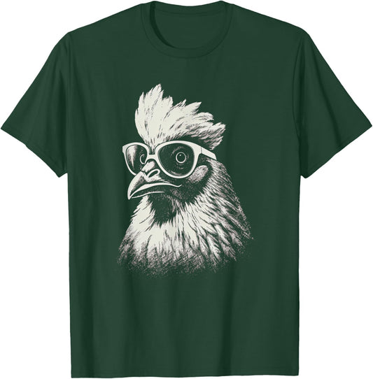 Funny Chicken cool Graffiti Urban art street T-Shirt - T-Shirt | Forest