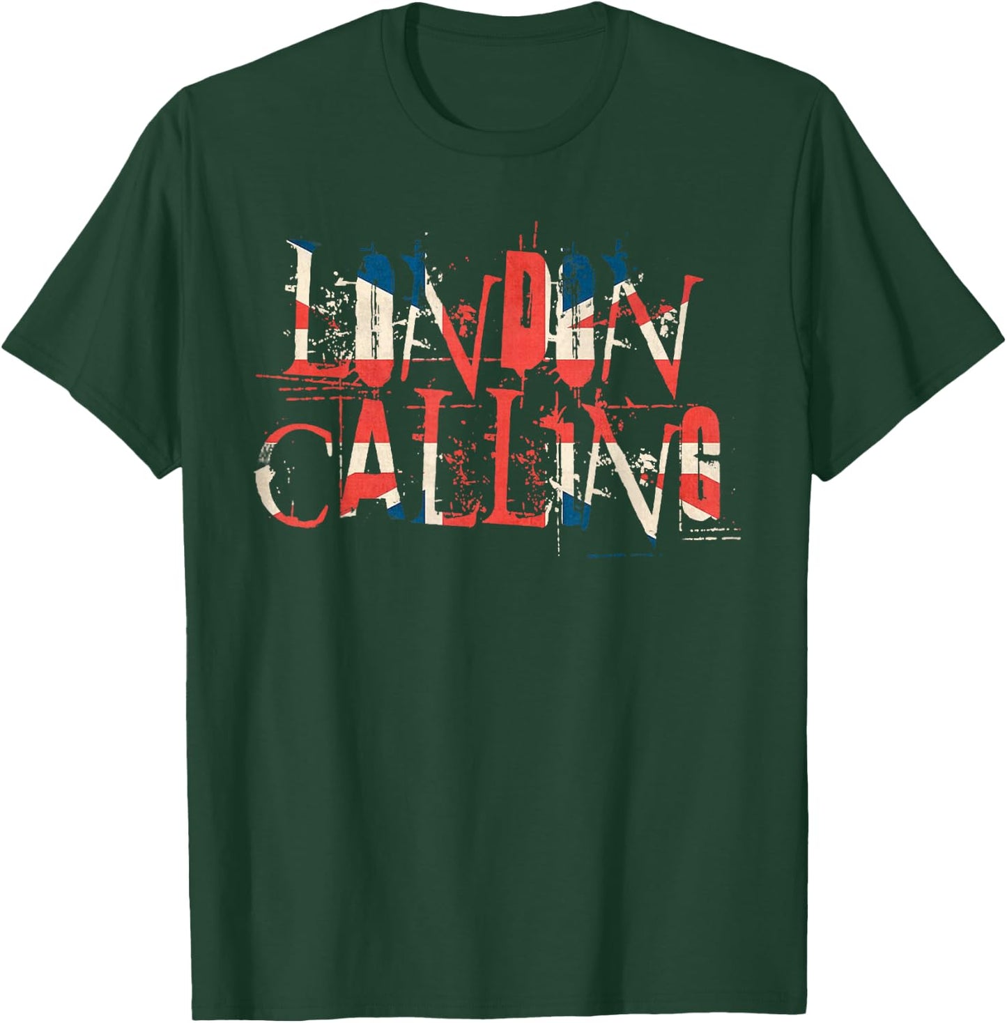 Vintage Retro London Calling T-Shirt - T-Shirt | Forest