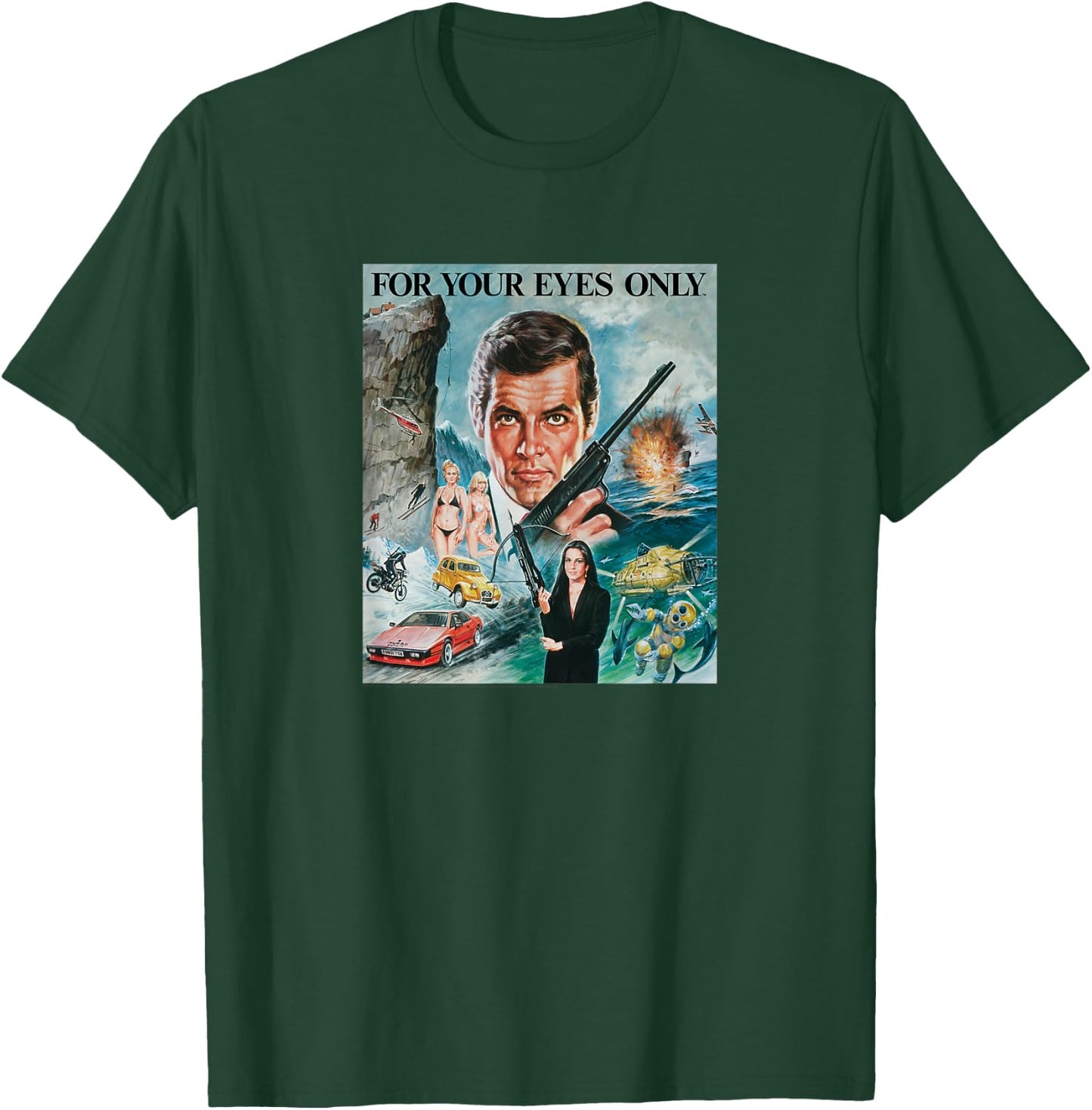 Official James Bond 007 for Your Eyes Only T-Shirt - T-Shirt | Forest