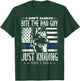 I don't always bite the bad guy just kidding yes I do police T-Shirt - T-Shirt | Forest