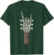 Rock On Skeleton Hand Guitar Gifts Men Rock Band T-Shirt - T-Shirt | Forest