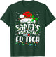 Santa Favorite ED TECH Funny Christmas Nursing T-Shirt - T-Shirt | Forest