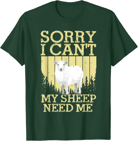 Cool Sheep Women Sheep Lovers Lamb Livestock Farmers T-Shirt - T-Shirt | Forest