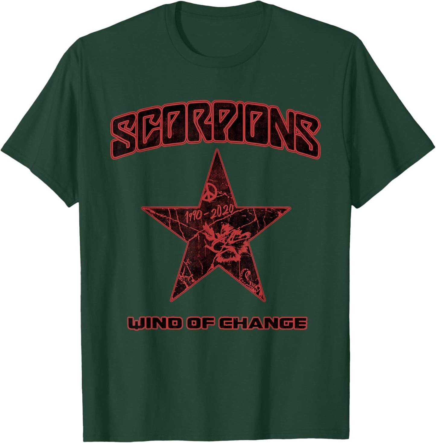 Official Scorpions Wind of Change Black T-Shirt - T-Shirt | Forest