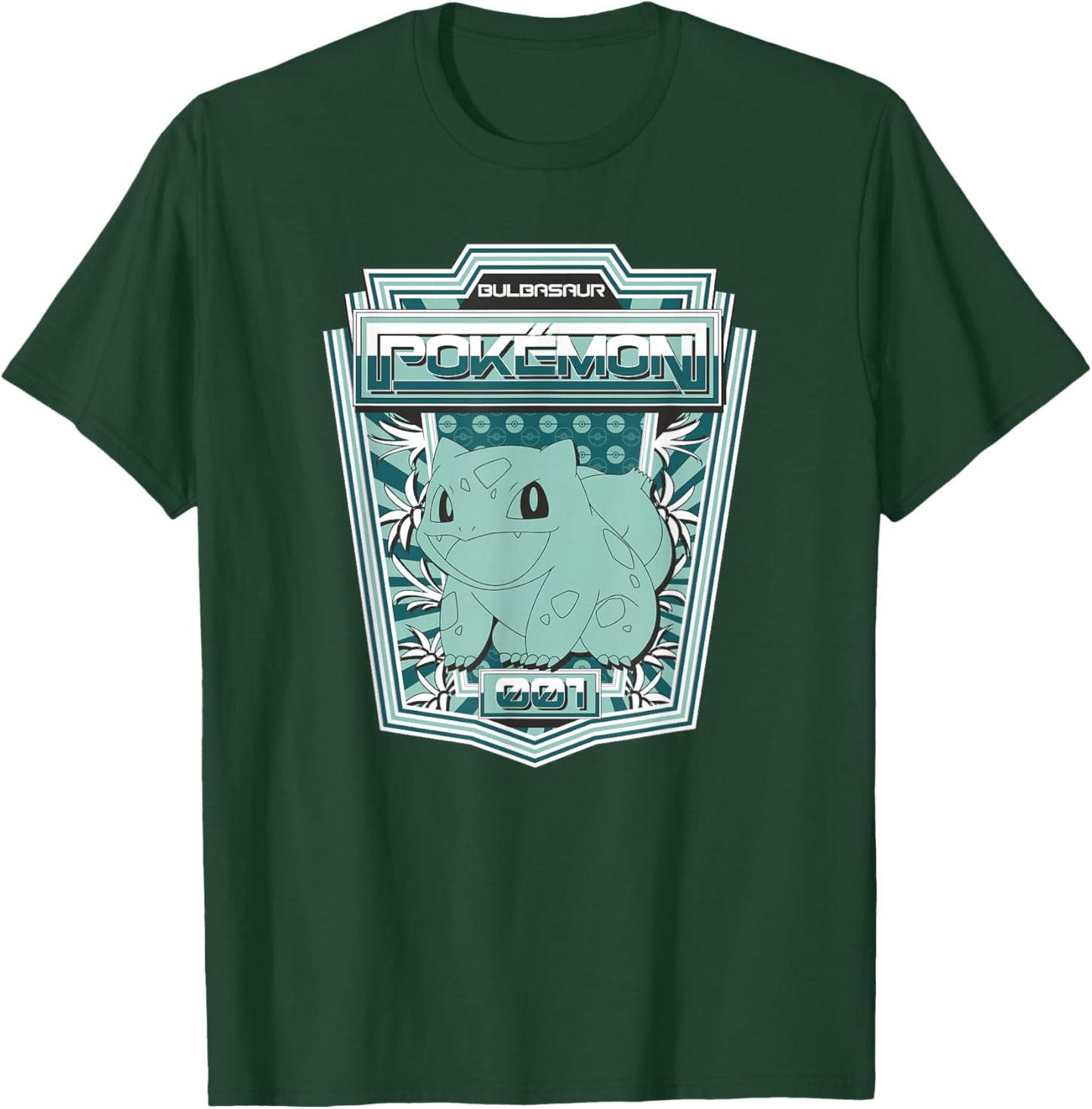 Pokémon Bulbasaur 001 Color Pop Badge T-Shirt - T-Shirt | Forest