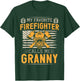 My Favorite Firefighter Calls Me Granny Proud Fireman T-Shirt - T-Shirt | Forest