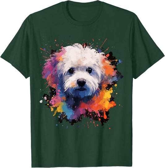 Bichon Frise Dog T-Shirt - T-Shirt | Forest