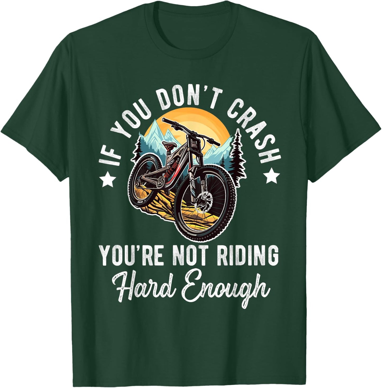 Mountain Bike For Boys Funny MTB Biking Lover T-Shirt - T-Shirt | Forest