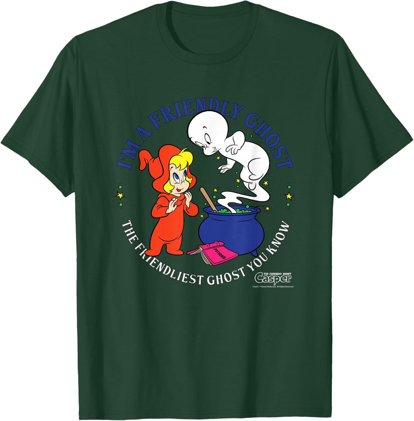 Casper the Friendly Ghost Halloween Friendliest T-Shirt - T-Shirt | Forest
