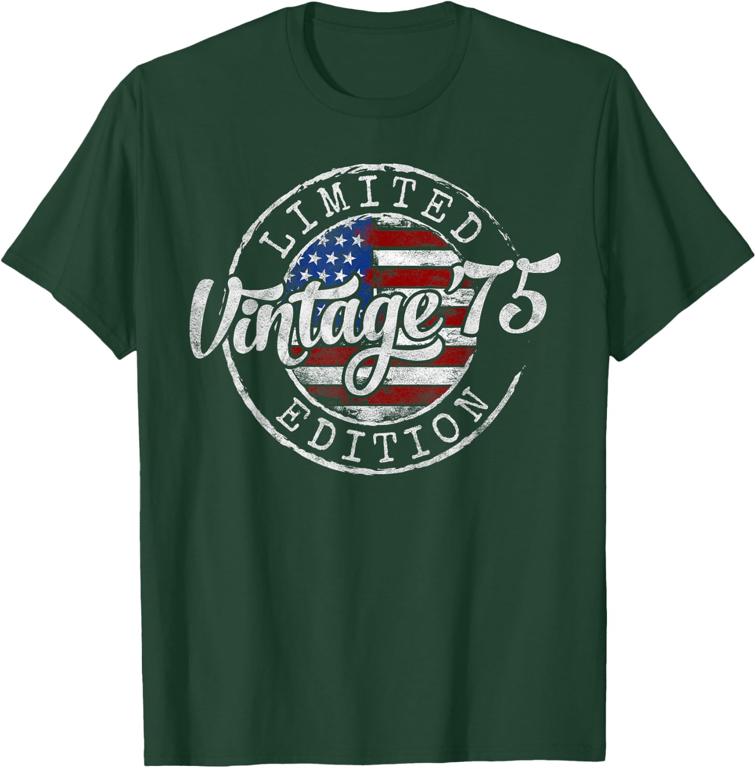Vintage 1975 50th Birthday Gifts Women 50 Year Old T-Shirt - T-Shirt | Forest