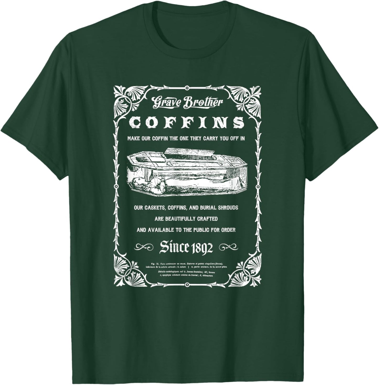 Grave Brothers Funeral Coffins And Caskets T-Shirt - T-Shirt | Forest