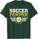 Soccer Pawpaw Funny Sports Players Pawpaw Father's Day T-Shirt - T-Shirt | Forest