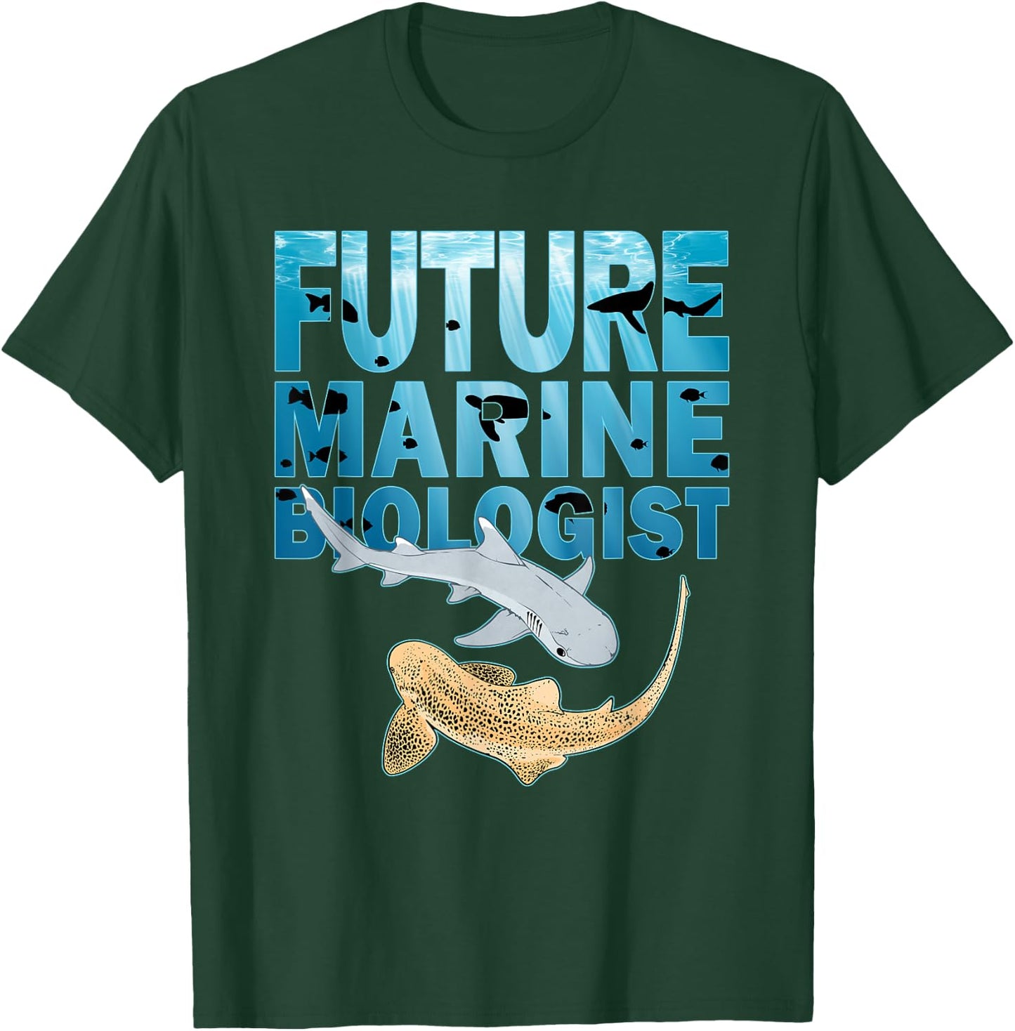 Future Marine Biologist Leopard Shark T-Shirt - T-Shirt | Forest