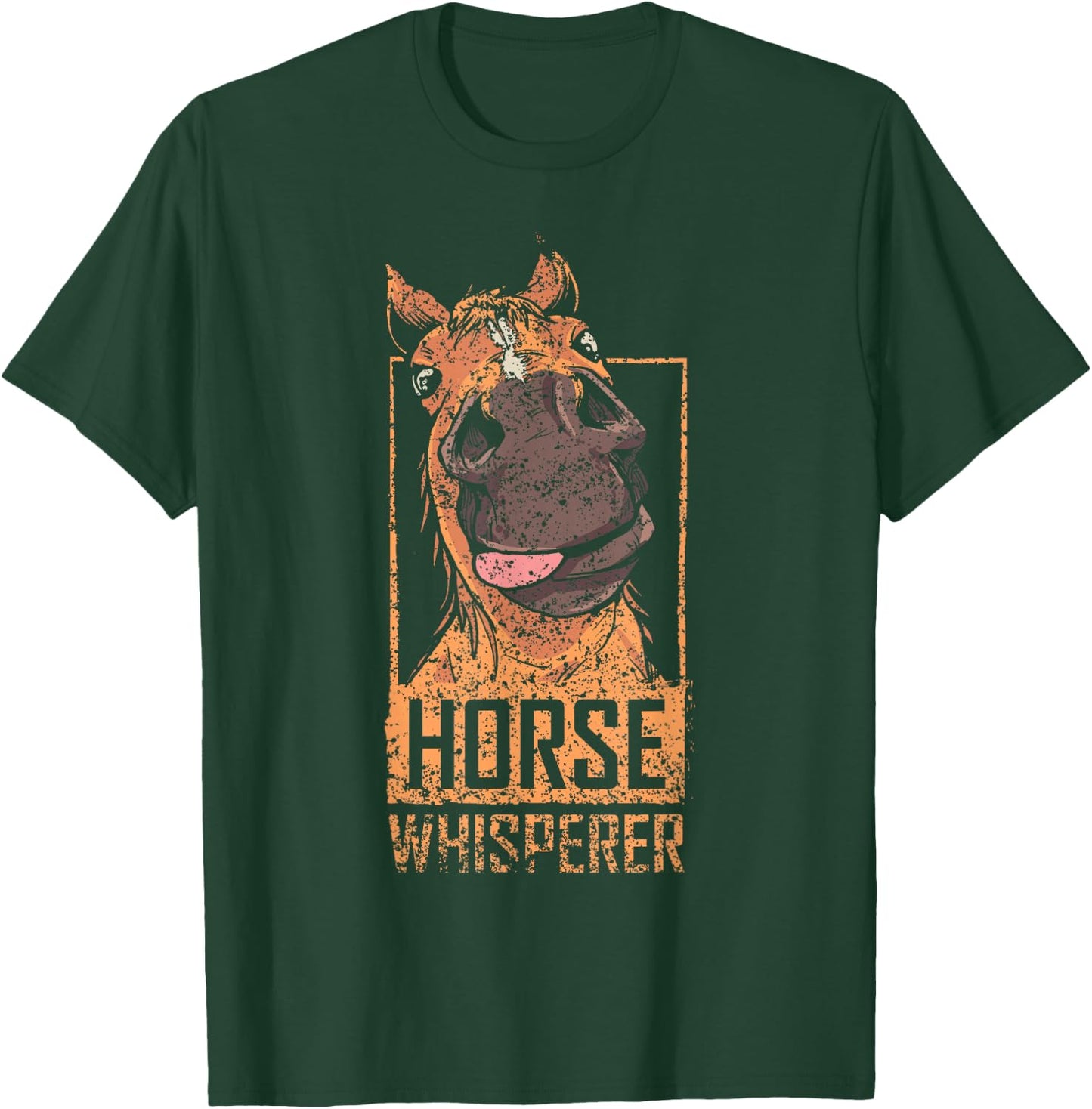 Horse Whisperer Equestrian Lover Rider Riding T-Shirt - T-Shirt | Forest