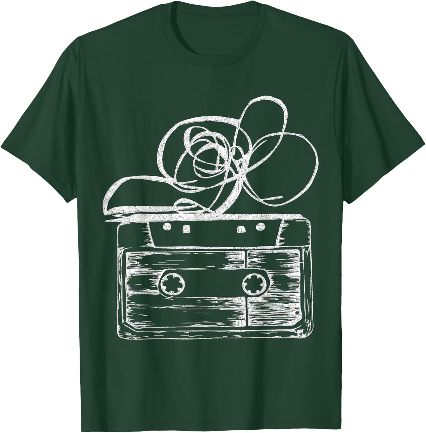 Love Retro Mixtape 80's Blank Cassette Tape Shirt Gifts T-Shirt - T-Shirt | Forest