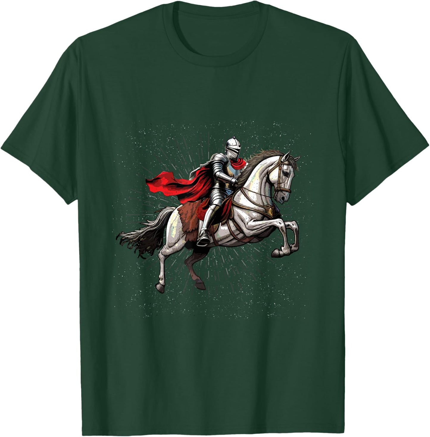 Cool Realistic Knight Renaissance Festival Joust Jousting T-Shirt - T-Shirt | Forest