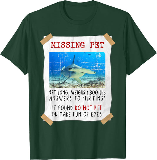 Funny Shark Lover, Hammerhead Shark, Sea Animals, Shark T-Shirt - T-Shirt | Forest