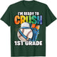 I'm Ready to Crush 1st Grade Baseball Back to School Boys T-Shirt - T-Shirt | Forest