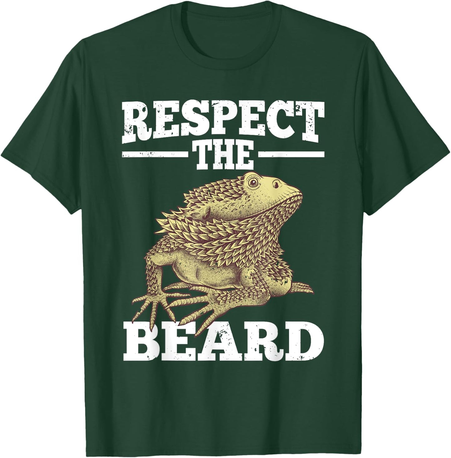 Cool Bearded Dragon Women Reptile Lizard Herpetology T-Shirt - T-Shirt | Forest
