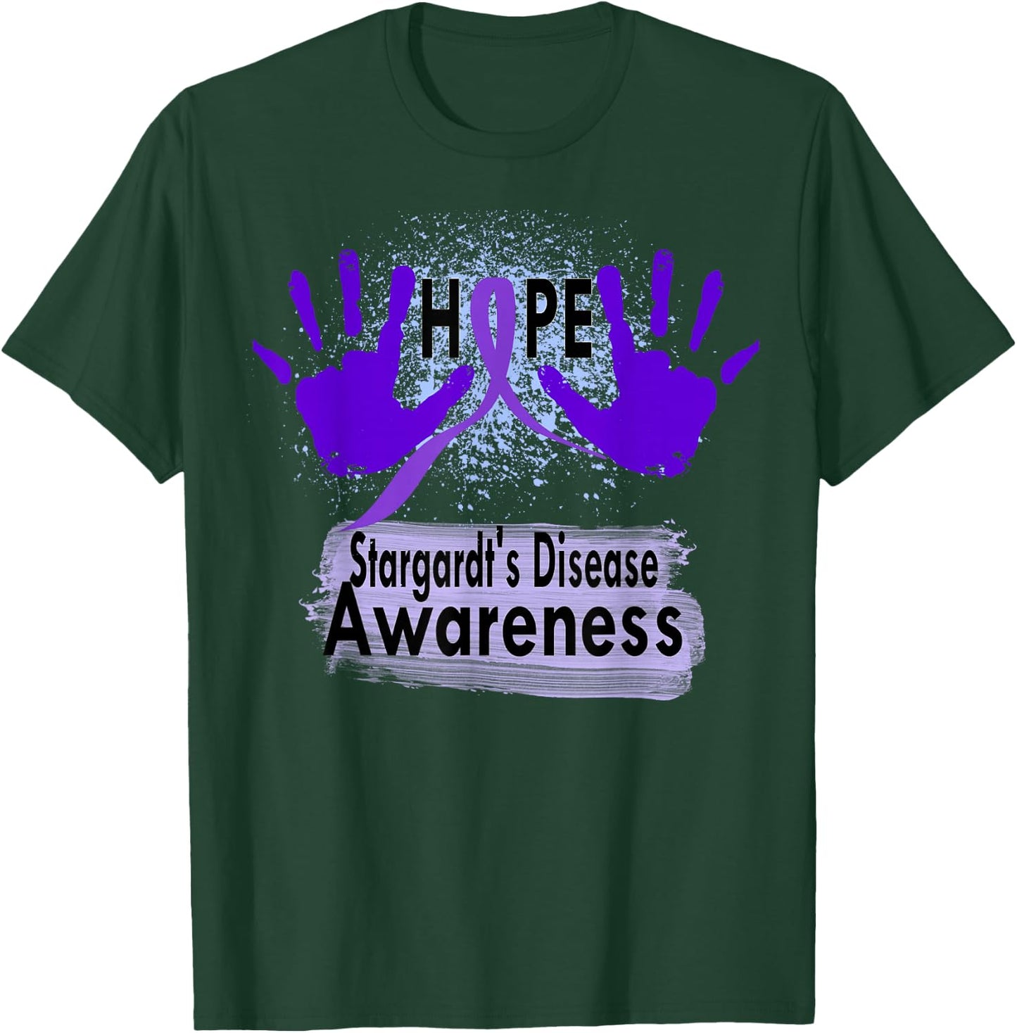 stargardt's Disease Awareness T-Shirt - T-Shirt | Forest