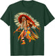 Powwow Dancer Native American Indian Traditional Art Style T-Shirt - T-Shirt | Forest