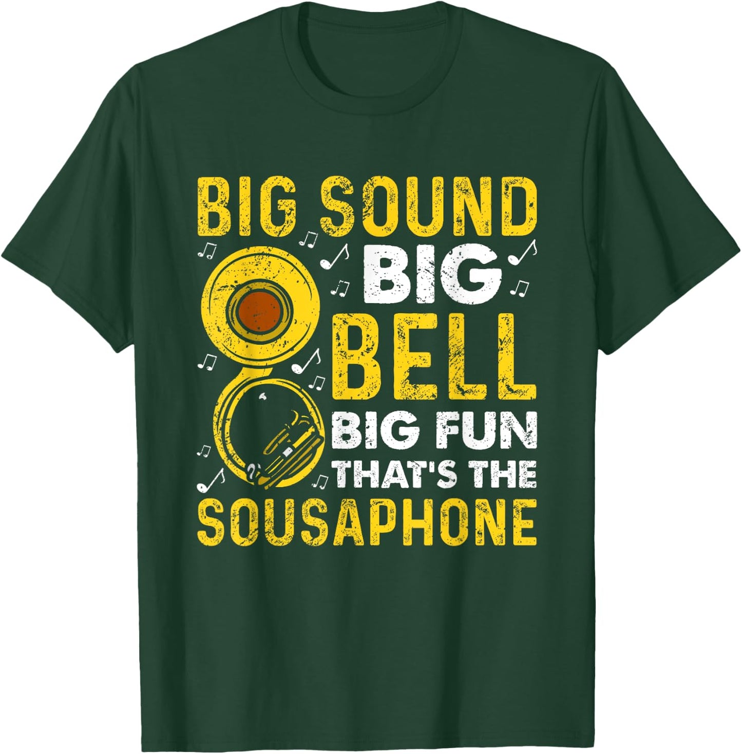 Funny sousaphone brass band player marching band Sousaphone T-Shirt - T-Shirt | Forest