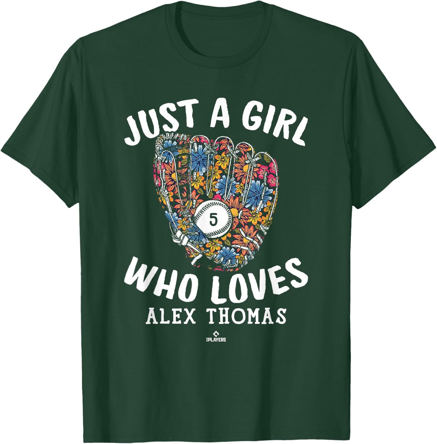 Just A Girl Who Loves Alek Thomas Arizona MLBPA T-Shirt - T-Shirt | Forest