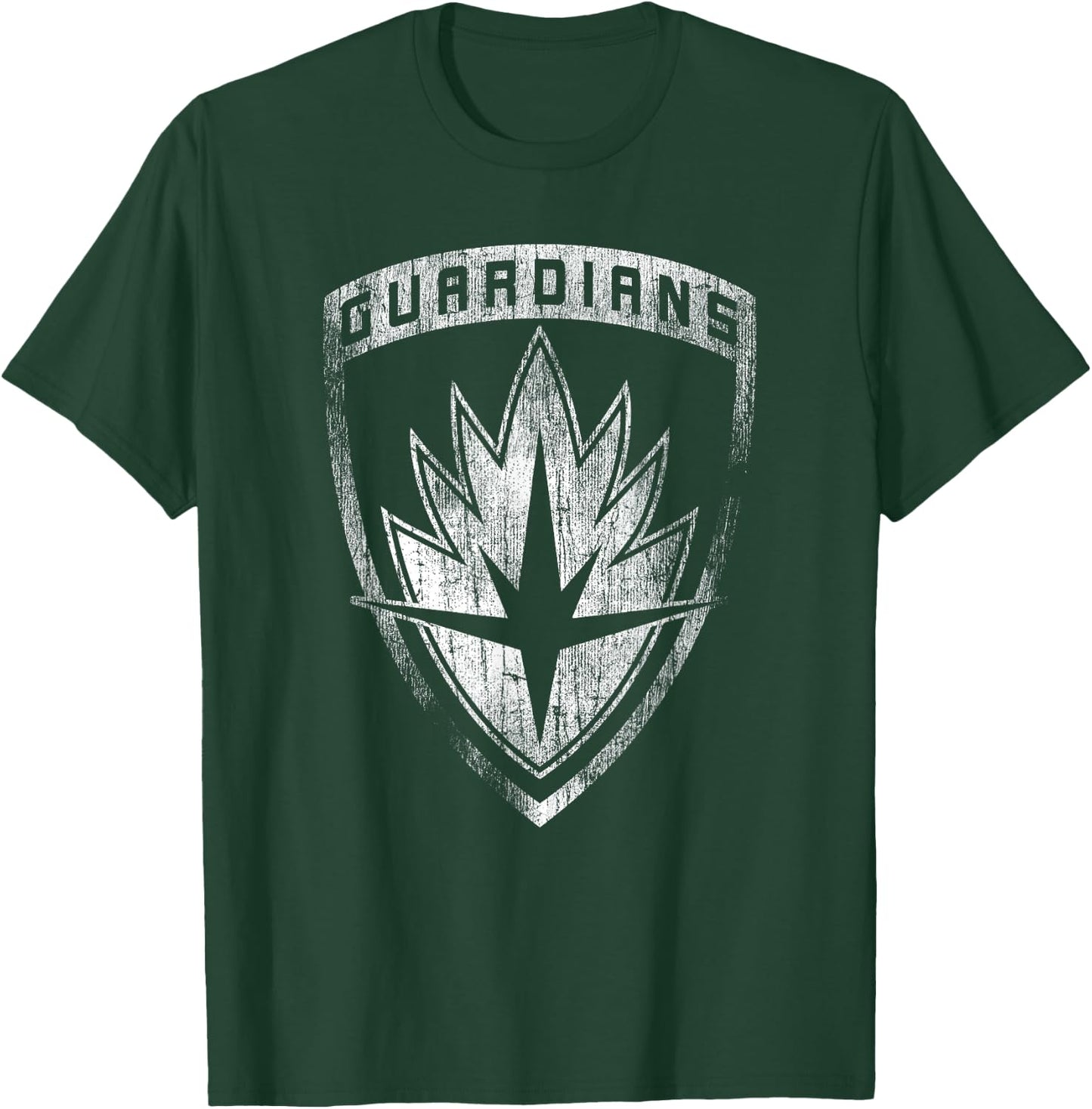 Marvel Guardians of The Galaxy Classic Badge Distressed Logo T-Shirt - T-Shirt | Forest