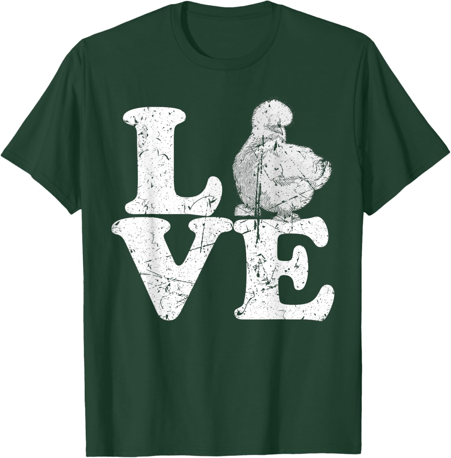 Love Silkies Silky Chickens Silkie Chicken T-Shirt - T-Shirt | Forest