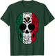 Mexico Flag Gift Sugar Skull Mexican T-Shirt - T-Shirt | Forest