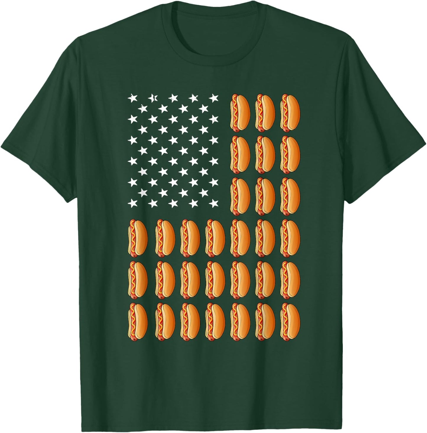 Funny Hot Dog Design Women Kids Food Hotdog Lovers T-Shirt - T-Shirt | Forest