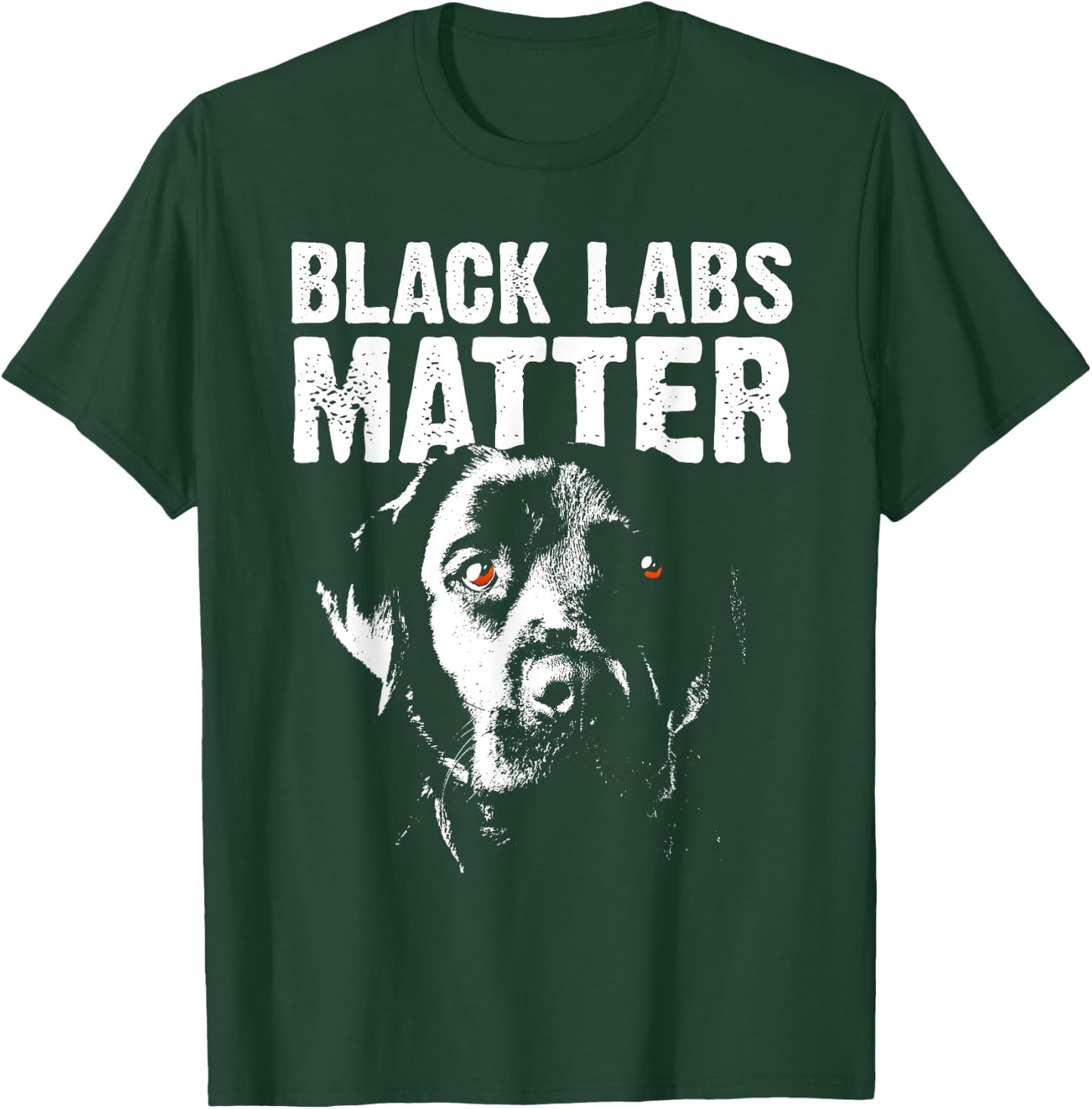 Cool Labrador Women Black Labs Matter Service Animal T-Shirt - T-Shirt | Forest
