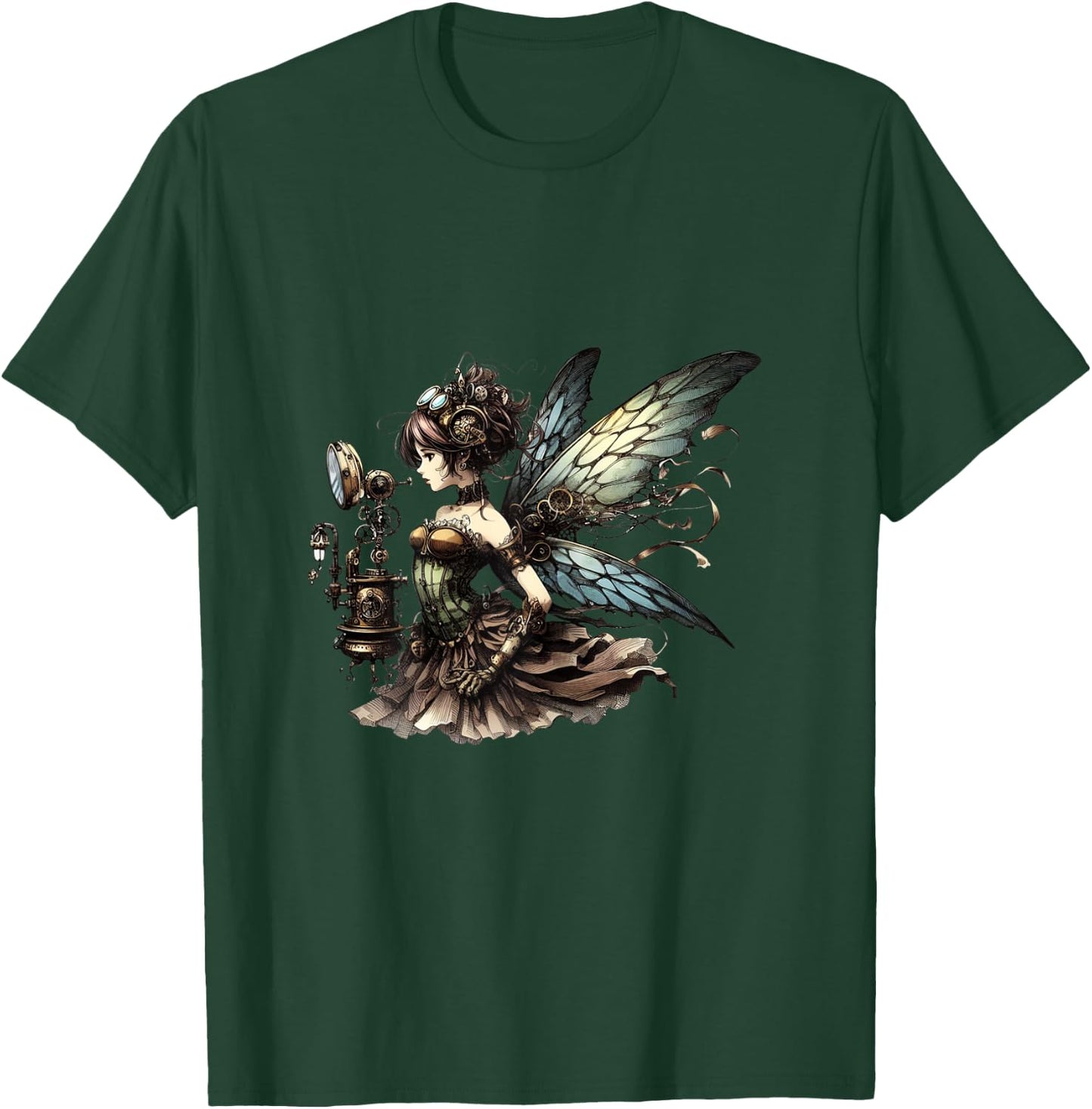 Gorgeous Steampunk Fairy T-Shirt - T-Shirt | Forest
